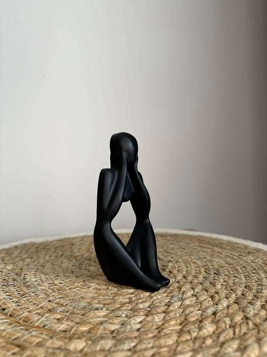 Susimąstęs žmogeliukas modelis 1 (juodas)